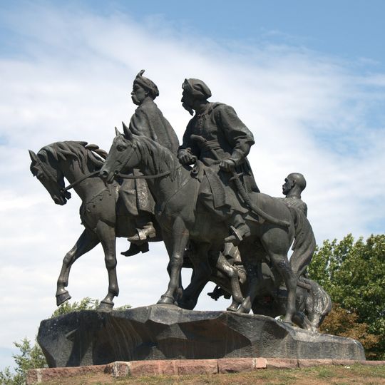 Reiterstandbild der Helden des Befreiungskrieges des ukrainischen Volkes