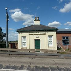 Former toll lodges to Gainsborough Bridge to north and south sides of the east end of the bridge