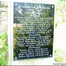 Pomník obětem 1. světové války na hřbitově v Pšově u Podbořan