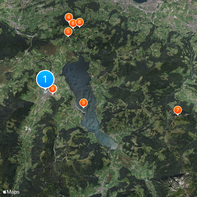 Einsiedeln Mapa