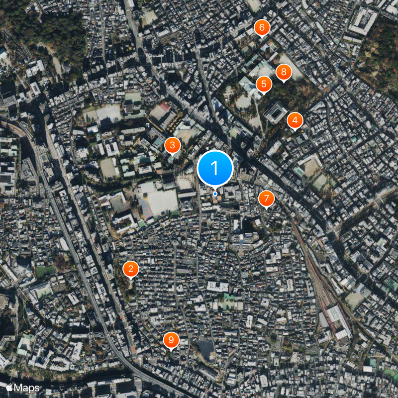 Atomi University Map