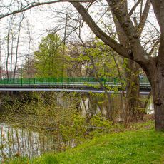 Lávka přes Chrudimku u Bubeníkových sadů