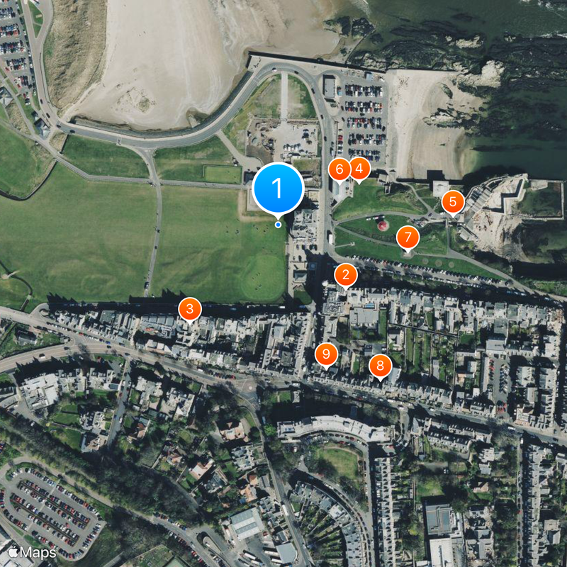 The Royal and Ancient Golf Club of St Andrews Mapa