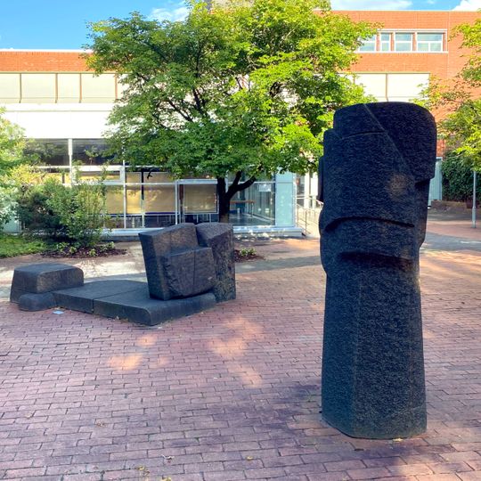 Stone sculpture in Hamburg
