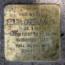 Stolperstein dedicated to Edith Oberländer