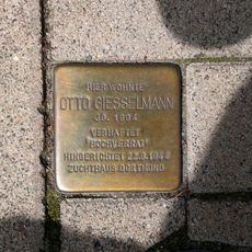 Stolperstein dedicated to Otto Giesselmann