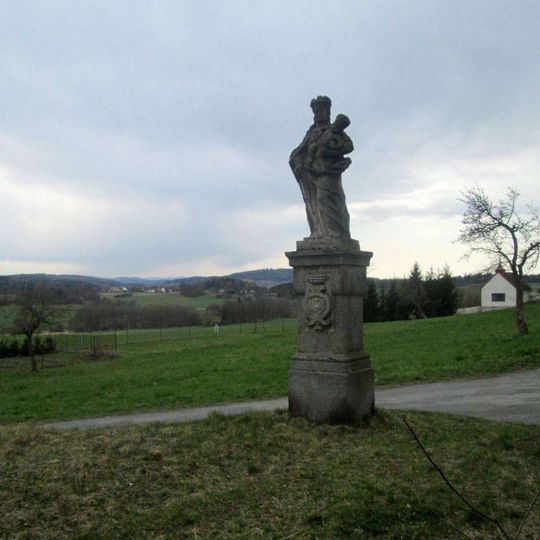 Socha Madonny v Nalžovských Horách