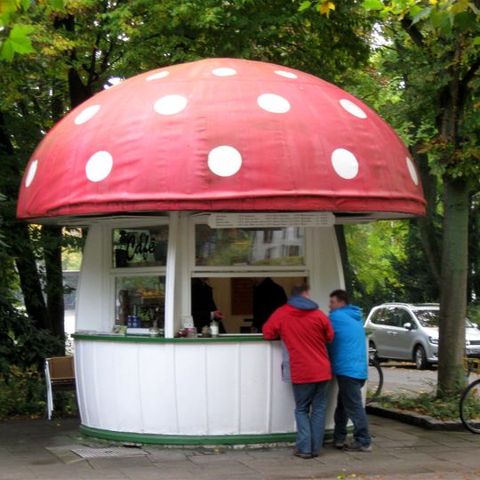 Sogenannter Pilzkiosk
