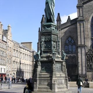 Edinburgh, West Parliament Square, Statue Of Fifth Duke Of Buccleuch