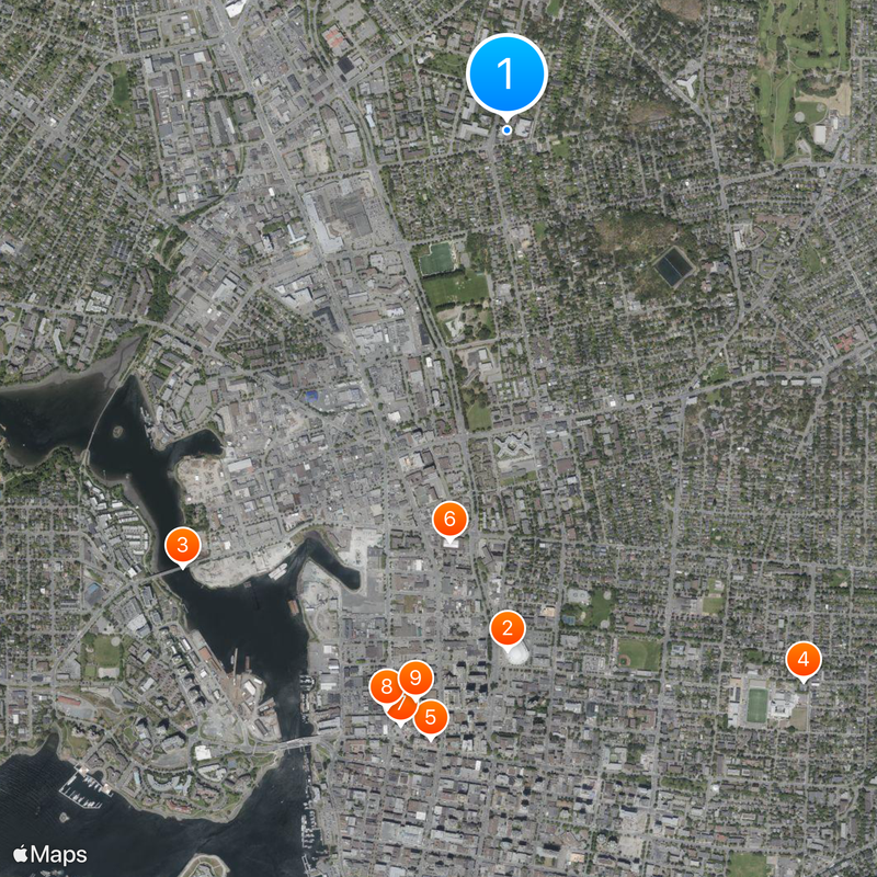 Greater Victoria Map