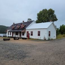 Poste de relais pour le flottage du bois d'Opémican