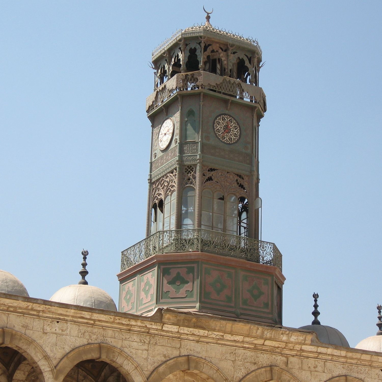 Cairo Citadel Clock - Tour horloge à la Citadelle du Caire, Égypte