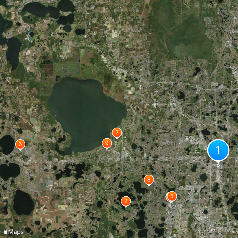Kia Center Mappa