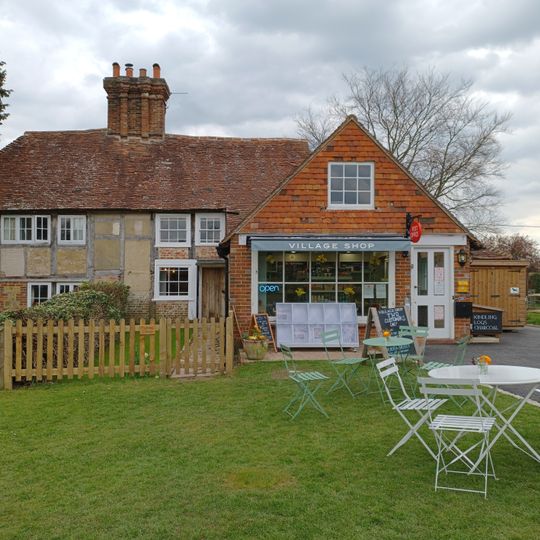 The Post Office With The Postmaster's House Adjoining And 'The Green'