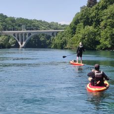 Départ de la descente du Rhône