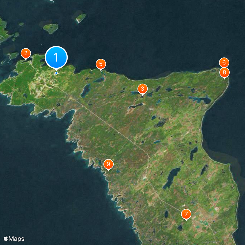 Bruce Peninsula National Park Map