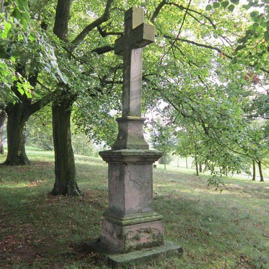 Kříž na křížové cestě u Rosic - 11. zastavení