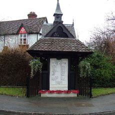 Well Head And War Memorial At Junction With Grange  Street