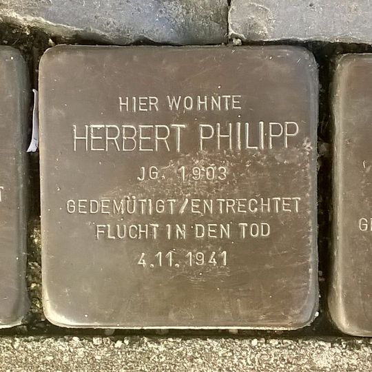 Stolperstein en memoria de Elsa Philipp