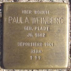 Stolperstein en memoria de Paula Weinberg