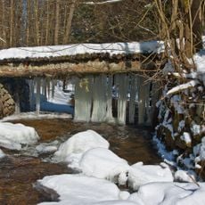 Most přes Lobezský potok u Lobezského mlýna