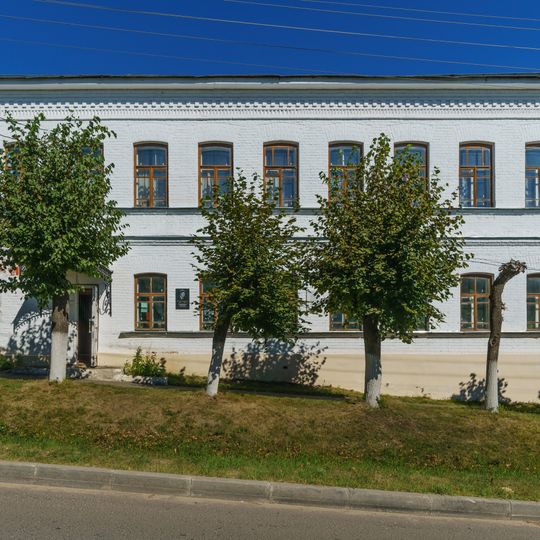 Здание, в котором с 1927 по 1947 гг. работал народный художник РСФСР И.В. Маркичев