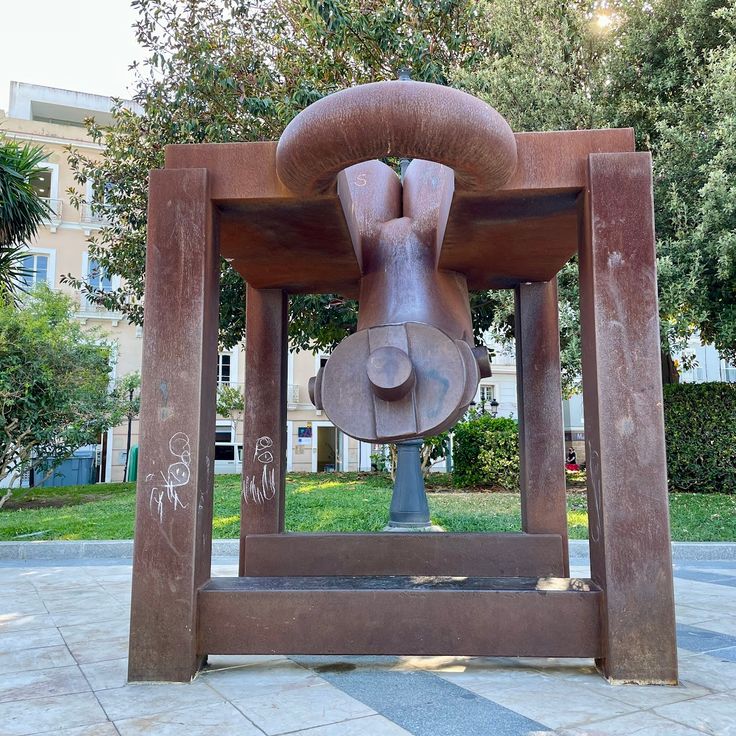 Iron sculpture