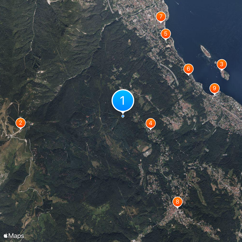 Stresa–Alpino–Mottarone Cable Car Mapa