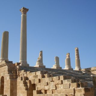 Capitoline temple in Oudna