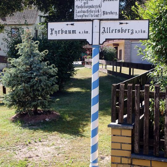 Wegweiser in Pruppach