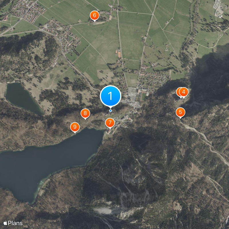 Castillo de Hohenschwangau Mapa