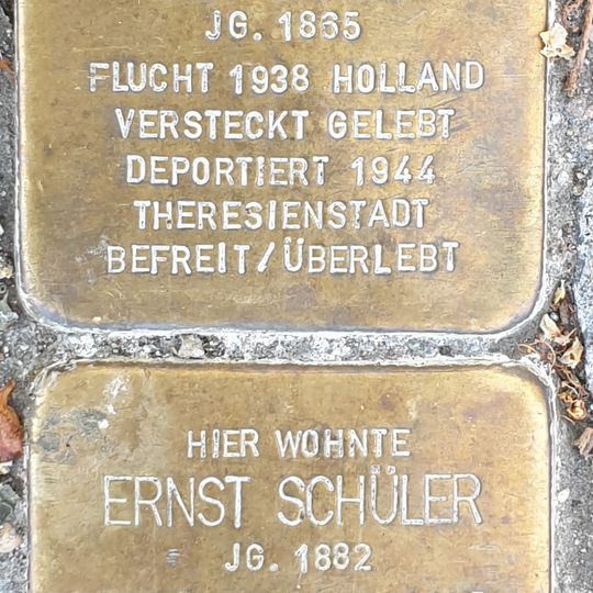 Stolperstein en memoria de Alice Schüler