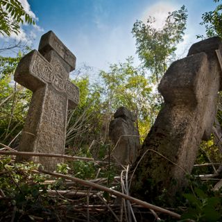 "Cursed" cemetery in Lehliu, Călărași