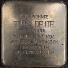 Stolperstein en memoria de Bella Deutel