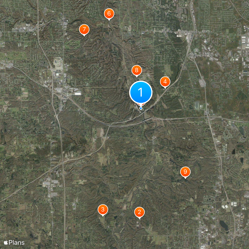 Helltown, Ohio Karte