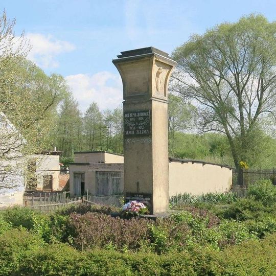 Pomník obětem válek v Želénkách