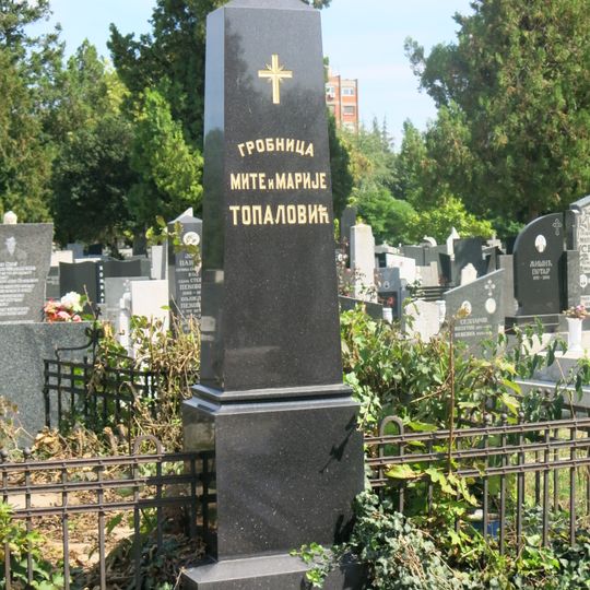 Надгробни споменик композитора Мите Топаловића