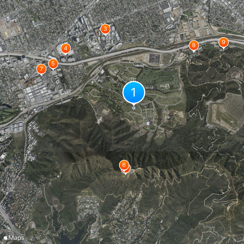 Forest Lawn Memorial Park Map