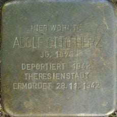 Stolperstein à la mémoire d’Adolf Otto Herz