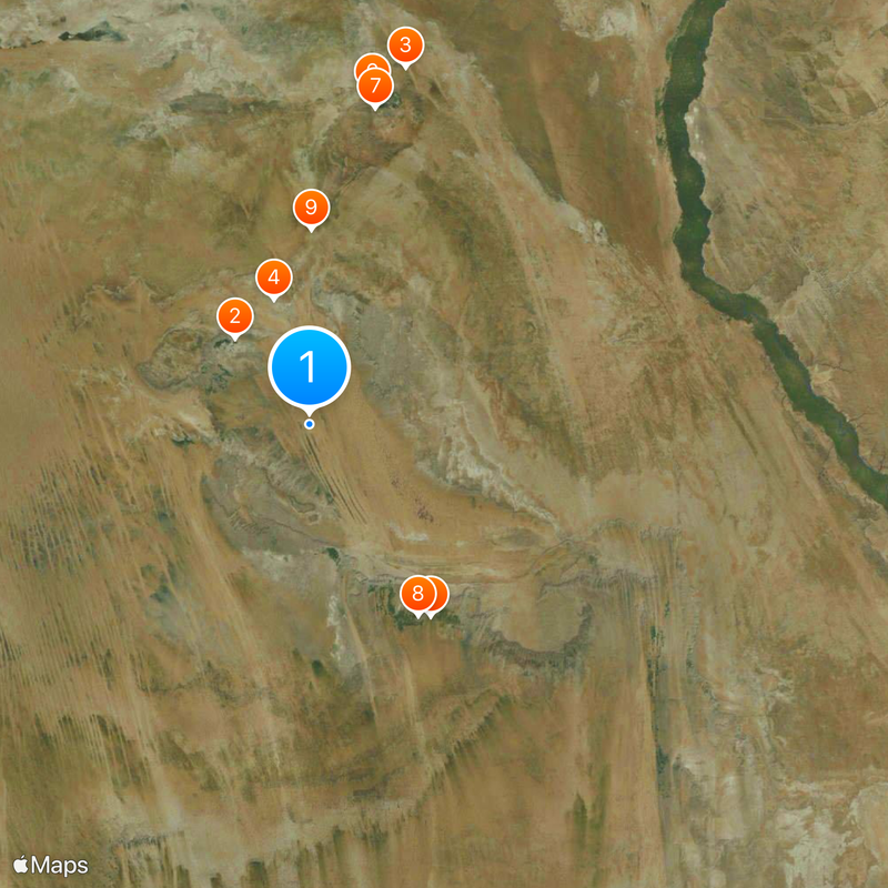 Western Desert Map