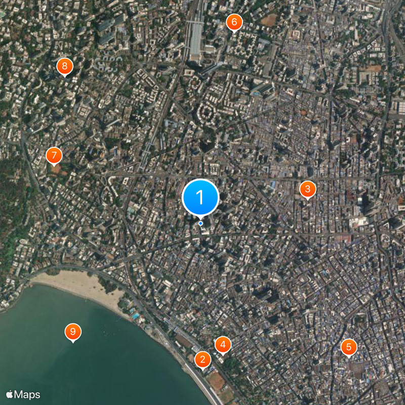 Sir H. N. Reliance Foundation Hospital Map
