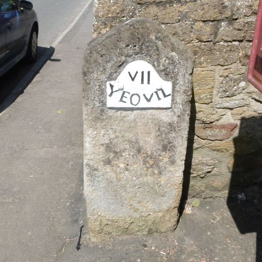 Milestone, Outside The Post Office And Stores