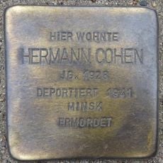 Stolperstein à la mémoire de Hermann Cohen