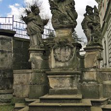 Sousoší svatého Karla Boromejského, svatého Jana Nepomuckého a svatého Floriána