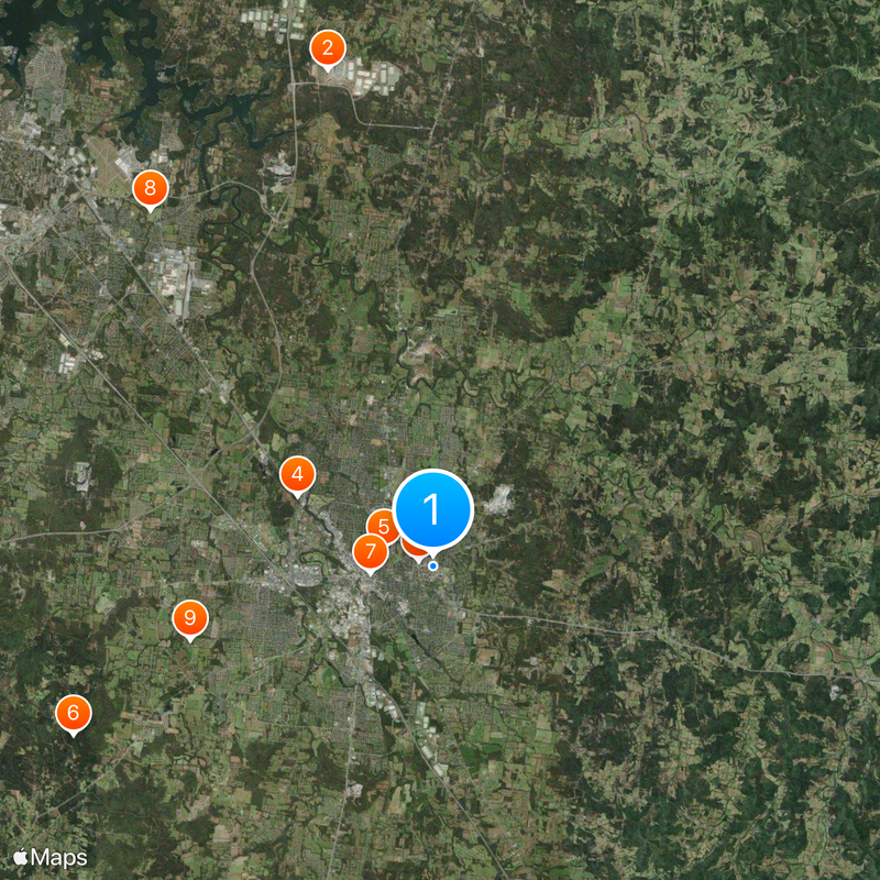Middle Tennessee State University Map
