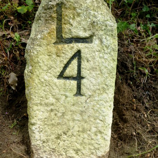 Milestone 20 Metres To South Of Hole Farm