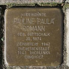 Stolperstein dedicated to Pauline ‚Paula‘ Romann