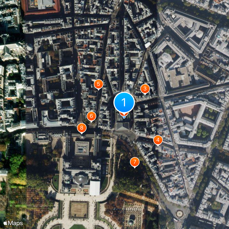 Odéon-Théâtre de l'Europe Map