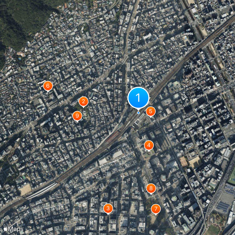 Sannomiya Station Map