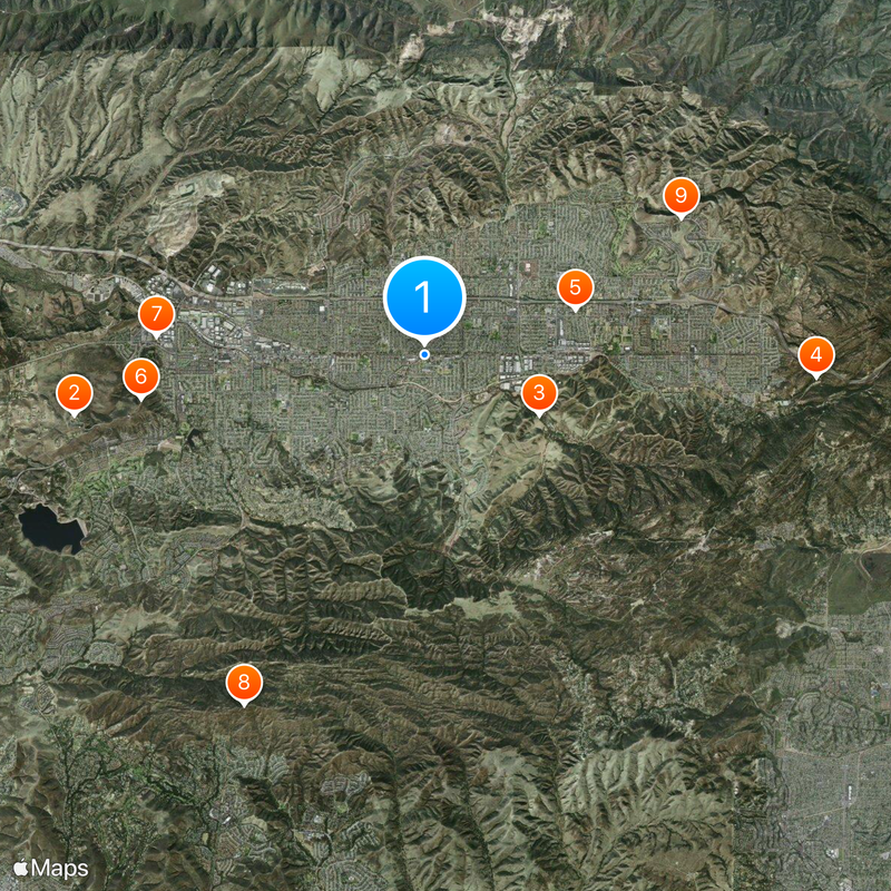 Simi Valley Mappa